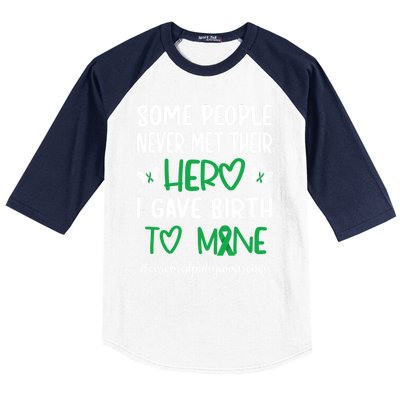 Cerebral Palsy Mom Cerebral Palsy Warrior Cp Fighter Meaningful Gift Baseball Sleeve Shirt