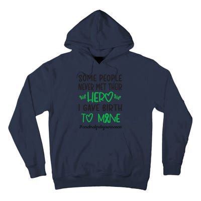 Cerebral Palsy Mom Cerebral Palsy Warrior Gift Tall Hoodie