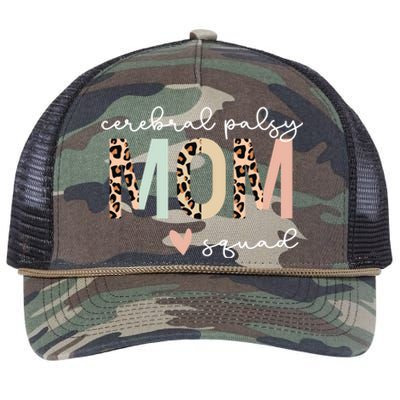 Cerebral Palsy Mom Meaningful Gift Retro Rope Trucker Hat Cap