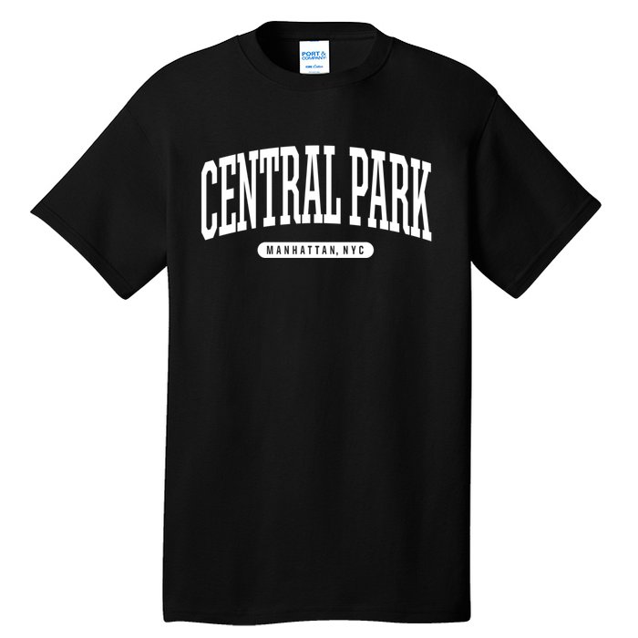 Central Park Manhattan Ny Souvenirs Nyc Borough Central Park Manhattan New York Tall T-Shirt