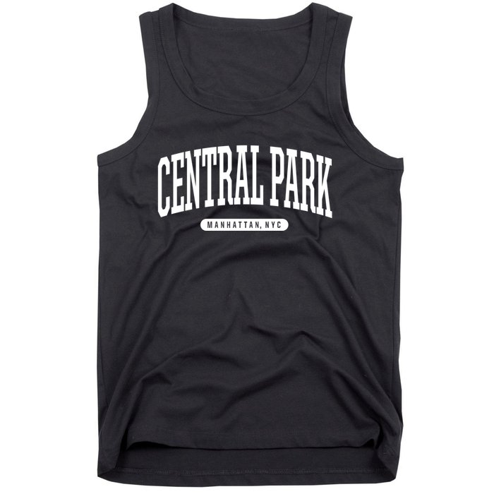 Central Park Manhattan Ny Souvenirs Nyc Borough Central Park Manhattan New York Tank Top