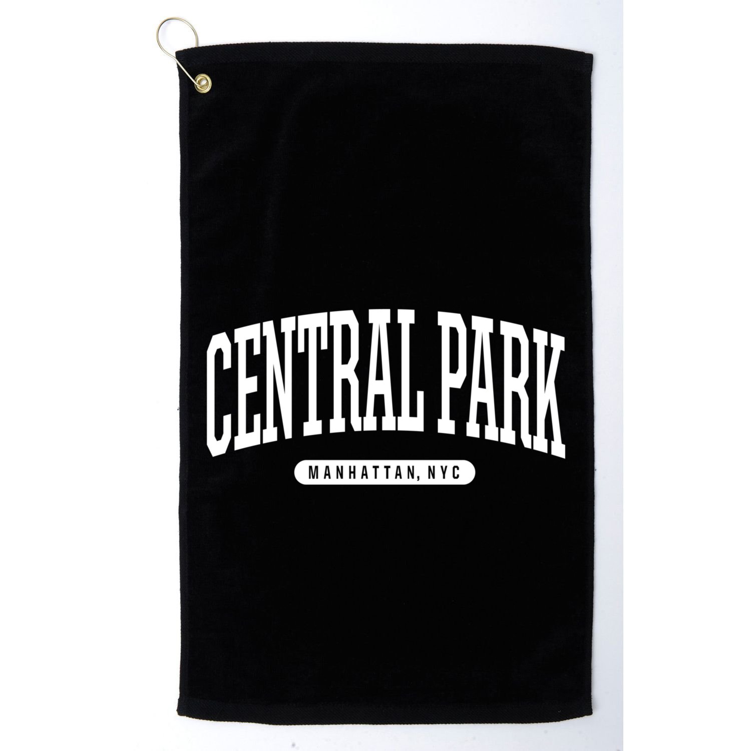 Central Park Manhattan Ny Souvenirs Nyc Borough Central Park Manhattan New York Golf Towel