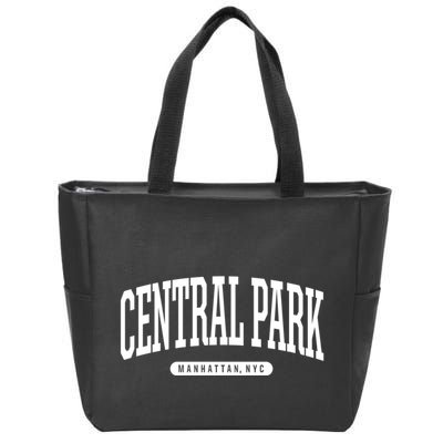 Central Park Manhattan Ny Souvenirs Nyc Borough Central Park Manhattan New York Zip Tote Bag