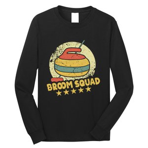 Curling Player Meaningful Gift Broom Squad Winter Sports Lovers Curler Gift Long Sleeve Shirt