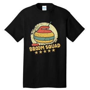 Curling Player Meaningful Gift Broom Squad Winter Sports Lovers Curler Gift Tall T-Shirt