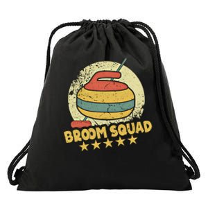 Curling Player Meaningful Gift Broom Squad Winter Sports Lovers Curler Gift Drawstring Bag