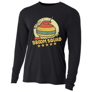 Curling Player Meaningful Gift Broom Squad Winter Sports Lovers Curler Gift Cooling Performance Long Sleeve Crew