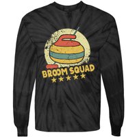 Curling Player Meaningful Gift Broom Squad Winter Sports Lovers Curler Gift Tie-Dye Long Sleeve Shirt