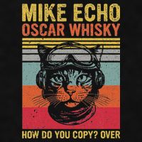 Cat Pilot Mike Echo Oscar Whisky How Do You Copy Ladies PosiCharge Tri-Blend Wicking Tank