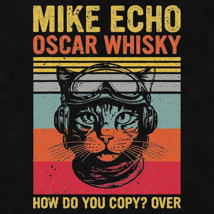 Cat Pilot Mike Echo Oscar Whisky How Do You Copy Ladies PosiCharge Tri-Blend Wicking Tank