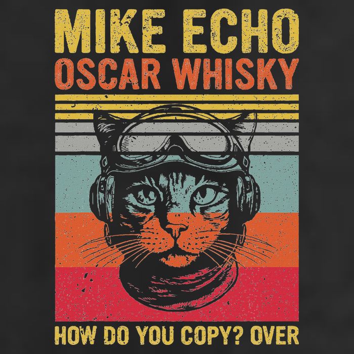 Cat Pilot Mike Echo Oscar Whisky How Do You Copy Cool Comfort Performance Bucket Hat