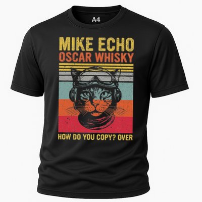 Cat Pilot Mike Echo Oscar Whisky How Do You Copy Performance Shirt