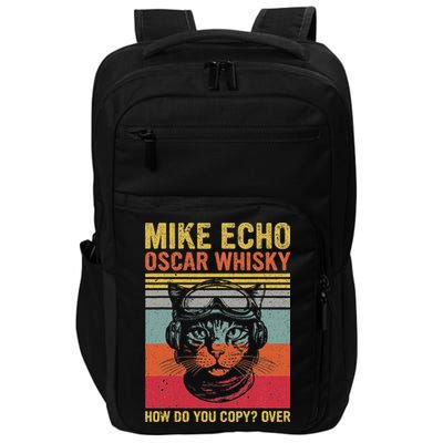 Cat Pilot Mike Echo Oscar Whisky How Do You Copy Impact Tech Backpack