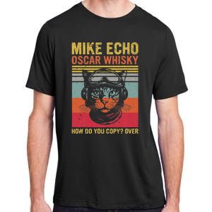 Cat Pilot Mike Echo Oscar Whisky How Do You Copy Adult ChromaSoft Performance T-Shirt