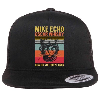 Cat Pilot Mike Echo Oscar Whisky How Do You Copy Flatbill Hat