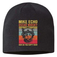 Cat Pilot Mike Echo Oscar Whisky How Do You Copy Sustainable Beanie