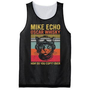 Cat Pilot Mike Echo Oscar Whisky How Do You Copy Mesh Reversible Basketball Jersey Tank