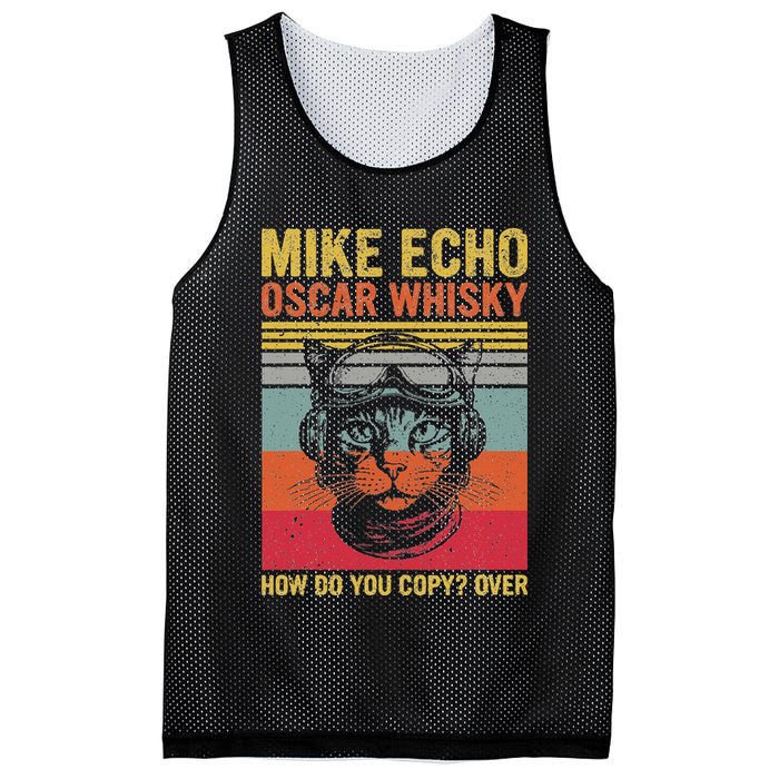 Cat Pilot Mike Echo Oscar Whisky How Do You Copy Mesh Reversible Basketball Jersey Tank