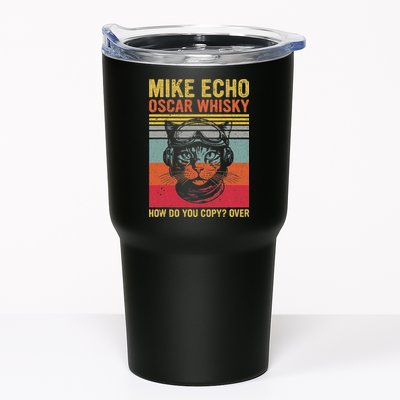 Cat Pilot Mike Echo Oscar Whisky How Do You Copy Tumbler