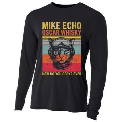 Cat Pilot Mike Echo Oscar Whisky How Do You Copy Cooling Performance Long Sleeve Crew