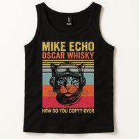 Cat Pilot Mike Echo Oscar Whisky How Do You Copy Tank Top