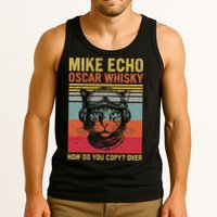 Cat Pilot Mike Echo Oscar Whisky How Do You Copy Tank Top