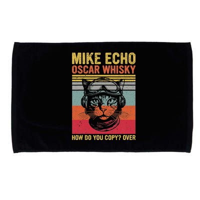 Cat Pilot Mike Echo Oscar Whisky How Do You Copy Microfiber Hand Towel
