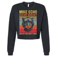 Cat Pilot Mike Echo Oscar Whisky How Do You Copy Cropped Pullover Crew