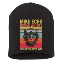 Cat Pilot Mike Echo Oscar Whisky How Do You Copy Short Acrylic Beanie