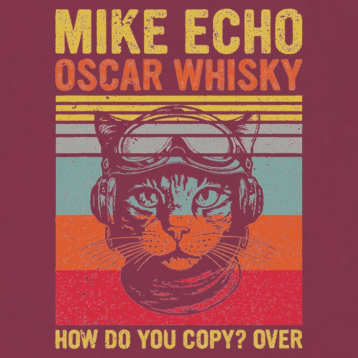 Cat Pilot Mike Echo Oscar Whisky How Do You Copy 16oz Travel Tumbler