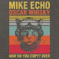 Cat Pilot Mike Echo Oscar Whisky How Do You Copy Cotton Canvas Backpack