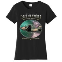 C123 Provider Military Transport Aircraft Pilot Veteran Women's T-Shirt