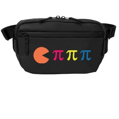 Cool Pac Man Eating Pi Crossbody Pack