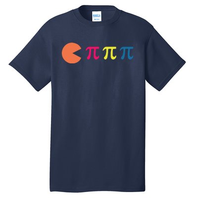 Cool Pac Man Eating Pi Tall T-Shirt