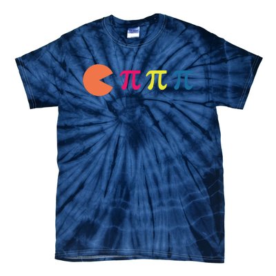 Cool Pac Man Eating Pi Tie-Dye T-Shirt