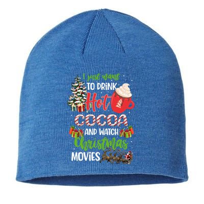 Christmas Plans Movies And Hot Cocoa Gift Sustainable Beanie