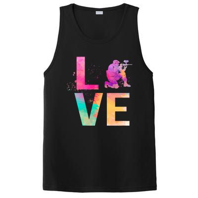 Colorful Paintball Mom Funny Gift Paintball Gift PosiCharge Competitor Tank