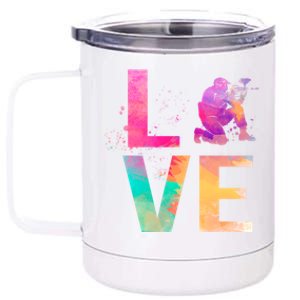 Colorful Paintball Mom Funny Gift Paintball Gift 12 oz Stainless Steel Tumbler Cup