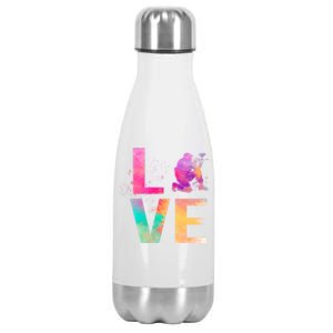 Colorful Paintball Mom Funny Gift Paintball Gift Stainless Steel Insulated Water Bottle