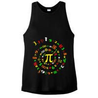 Cutie Pi Math Science Teacher 3 14 Funny Pi Day Ladies PosiCharge Tri-Blend Wicking Tank