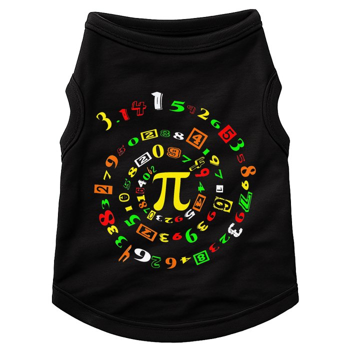 Cutie Pi Math Science Teacher 3 14 Funny Pi Day Doggie Tank