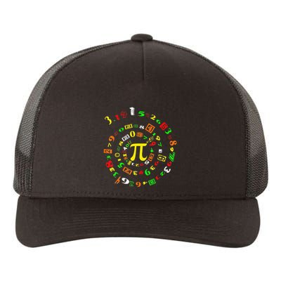 Cutie Pi Math Science Teacher 3 14 Funny Pi Day Yupoong Adult 5-Panel Trucker Hat
