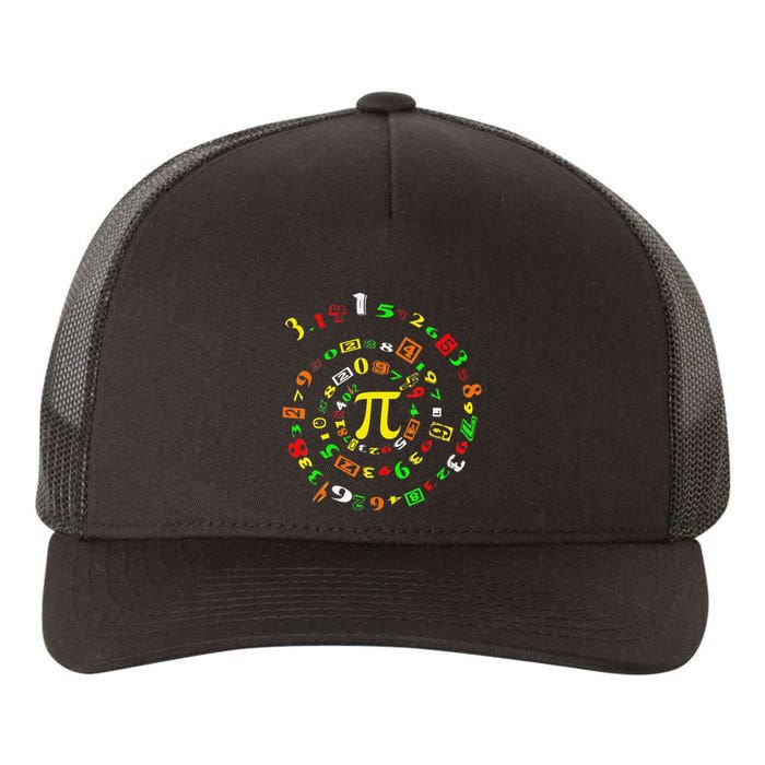 Cutie Pi Math Science Teacher 3 14 Funny Pi Day Yupoong Adult 5-Panel Trucker Hat