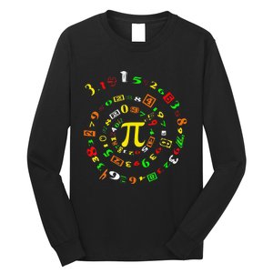 Cutie Pi Math Science Teacher 3 14 Funny Pi Day Long Sleeve Shirt