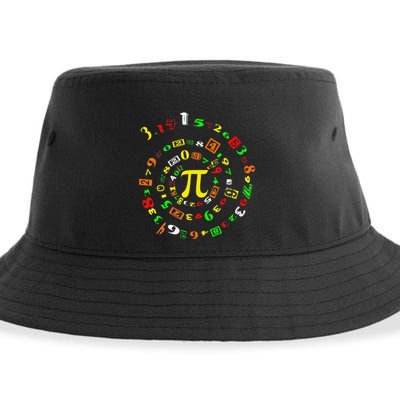 Cutie Pi Math Science Teacher 3 14 Funny Pi Day Sustainable Bucket Hat