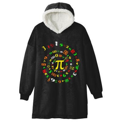 Cutie Pi Math Science Teacher 3 14 Funny Pi Day Hooded Wearable Blanket