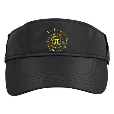 Cutie Pi Math Science Teacher 3 14 Funny Pi Day Adult Drive Performance Visor