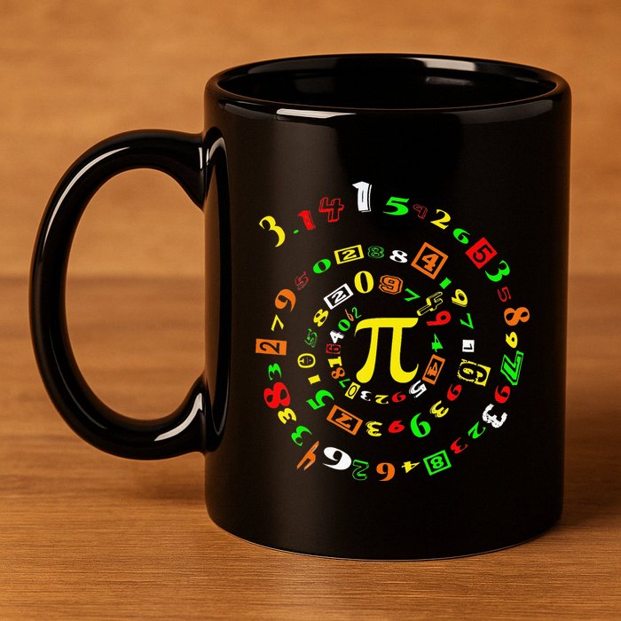Cutie Pi Math Science Teacher 3 14 Funny Pi Day 11oz C Handle Ceramic Mug