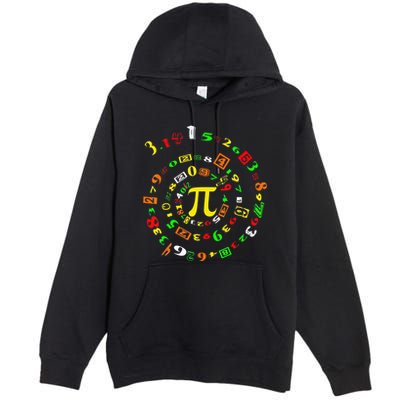 Cutie Pi Math Science Teacher 3 14 Funny Pi Day Premium Pullover Hoodie