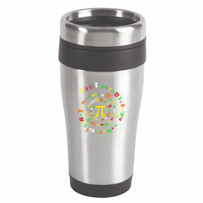 Cutie Pi Math Science Teacher 3 14 Funny Pi Day 16oz Travel Tumbler